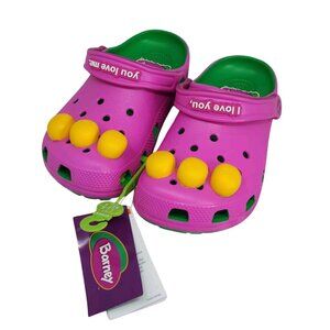Crocs Barney Classic Clogs Kids Size J3 Shoes Kids Comfort Shoes Great Gift!